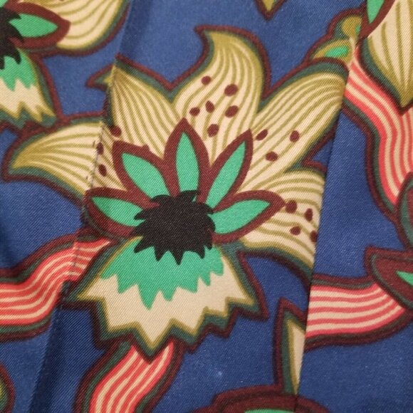 Scotch & Soda Maison Boys Edition Mid Rise Pants Elastic Waist Floral Multicolor - Picture 10 of 11